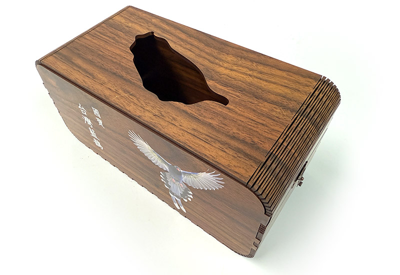 台灣藍鵲面紙盒